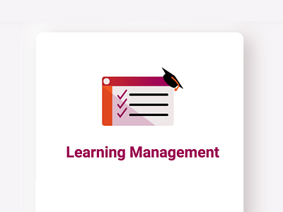 LMS Icon browser design education icon learning management ui ux web