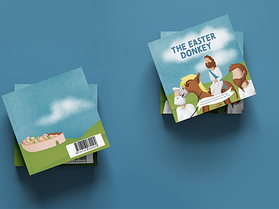 The Easter Donkey | Illustration, Layout, and Publishing art book children childrens christian design digital easter illustration indesign literature. publishing procreate