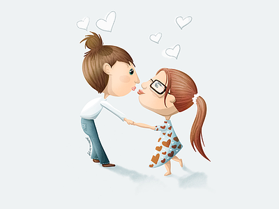 Digital Illustration: Vday Love 2022 day digital illustration painting procreate valentines