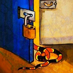 Snakes artrage coral ipad lock snake