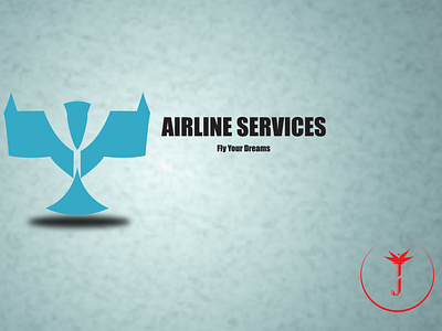 AIRLINE SERVICES LOGO design graphic design logo logo design