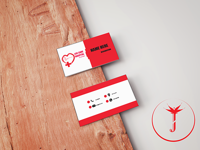 HOSPITAL EMPLOYEE BUSINESS CARD business card design graphic design visiting card