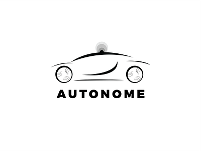 Driverless Car Logo car dailylogochallenge design graphic design illustration logo vector