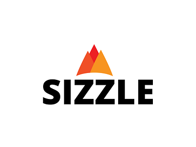 SIzzle logo dailylogo dailylogochallenge design fire graphic design