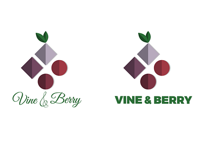 Vine and berry logo branding dailylogo dailylogochallenge design graphic design illustration logo vector vineandberry