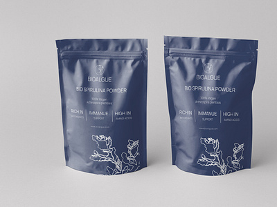 BIOALGUE brand packaging design