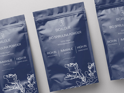 BIOALGUE brand packaging design