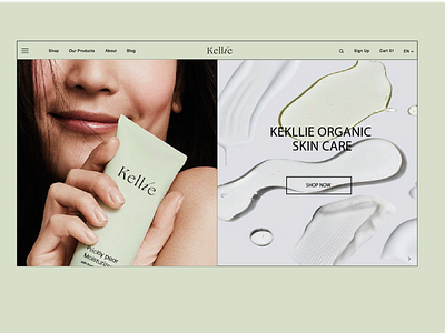 Kellie Natural Cosmetics | Brand identity & Website design