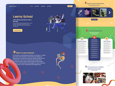 Learny School - Kids Online Learning Website