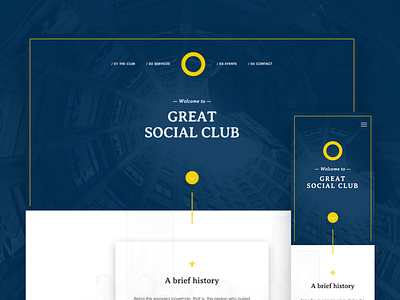 Social Club Website Redesign — WIP
