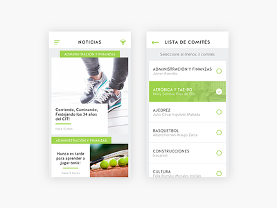 CIT — Mobile App android app cit ios mobile sport tennis
