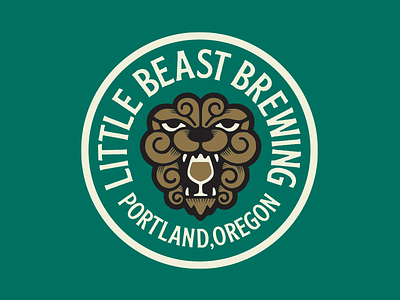 Little Beast Brewing Identity beer design illustration logo typography