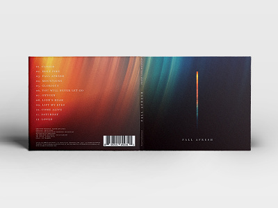 Fall Afresh : Album Cover album art cd art colorful graphic design layout rainbow
