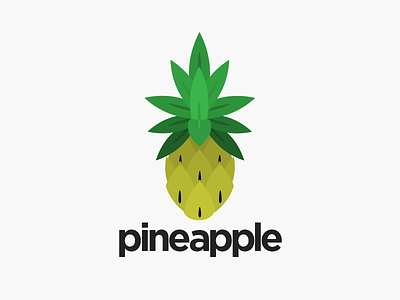 Pineapple Logo emblem fruit graphic design logo pineapple