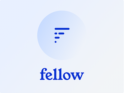 fellow : social app app branding design icon logo