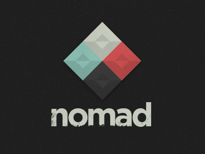 Nomad Logo colors hawaii lava logo minimal nomad simple