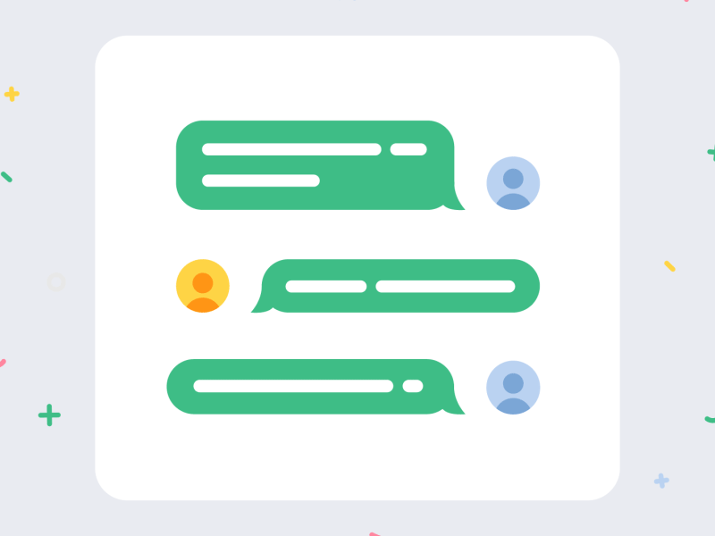 Animated chat after animation behance chat digital effects gif lemon messenger textrecruit