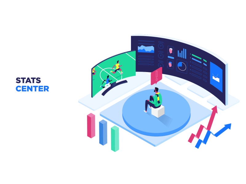 Betting winner 1xbet animation bets betting football football fan isometric animation isometric characters