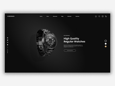 CHRONOS Watch Website Design