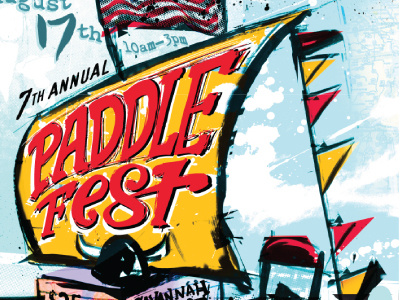 Paddle Fest Poster