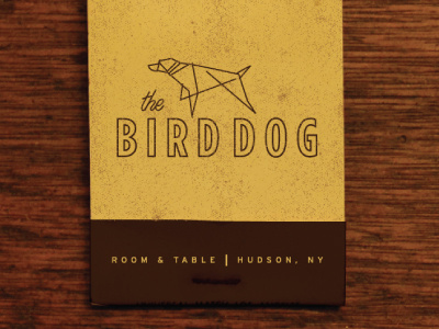 The Bird Dog dog hotel line logo restaurant