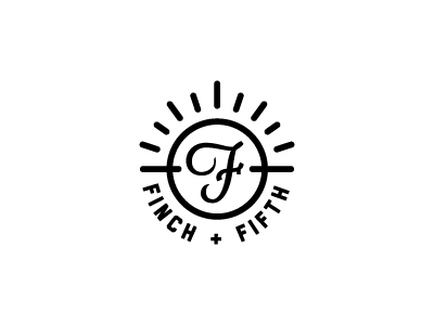 Finch & Fifth: Coffee branding coffee f logo
