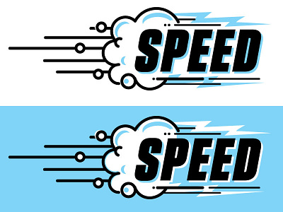 The Need for Speed illustration mural speed type typography
