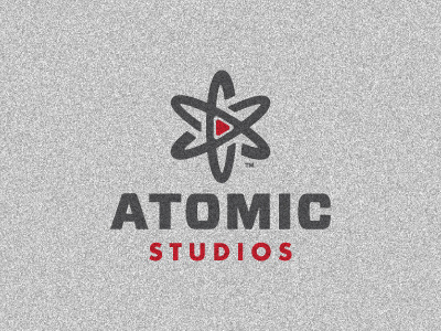 Bang. atom atomic logo