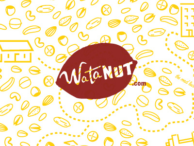 WataNut - Pecan logo nuts pecan