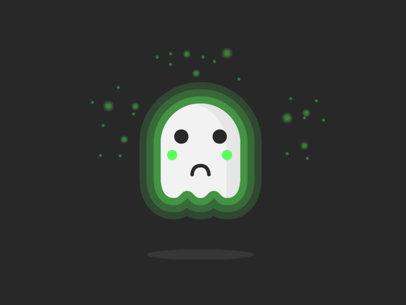 Ghost animation ghost halloween icon spooky vector