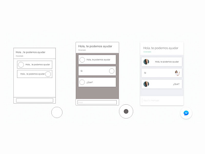 Component progress in chat module atomic design chat component chat module wireframes