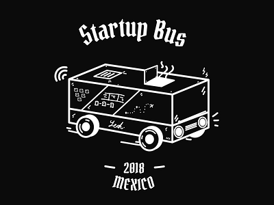 Startupbus Mexico Team logo 🇲🇽 bus logo rock startupbus truck