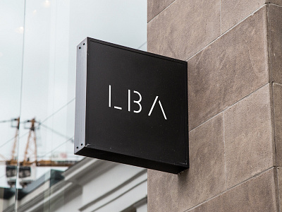 Leigh Bishop Architects architecture branding custom type lettering logo logotype mark mockup signage type typography