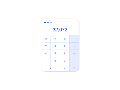 Simple Calculator adobe illustrator calculator daily ui daily ui 004 tyler mathew suggs ui