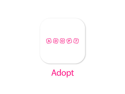 Adopt App Icon adobe illustrator adobe xd app icon daily ui daily ui 005 tyler tyler mathew suggs tyler suggs ui