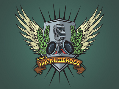 Local Heroes branding design illustration logo vector