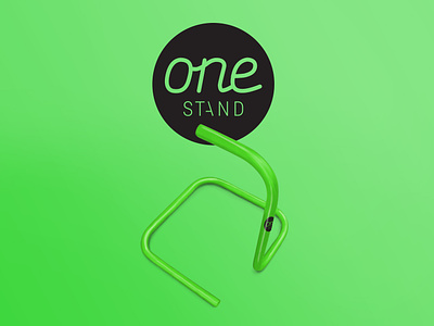 One Stand bicycle racks brand design corporate design corporate identity cycling design logo logo design logotype visualization