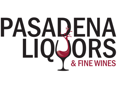 Pasadena Liquors and Fine Wines Logo branding logo design wine