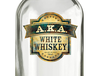 AKA White Whiskey packaging whiskey