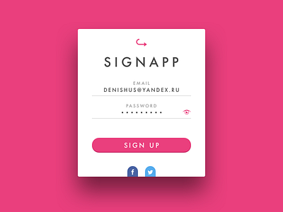 Daily UI #001 — Sign Up