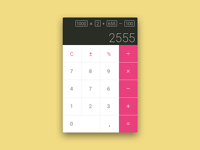 Day 004 — Calculator calculator challenge ui