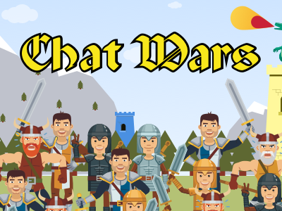 Chat Wars chat game illustration medieval rpg telegram war