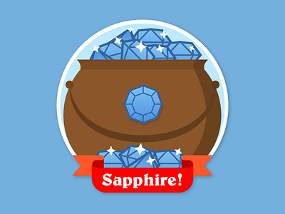Sapphire! chatwars game icon mmorpg pot sapphire sticker telegram