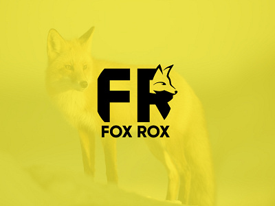 Fox Logo Design fox fox logo fox rox graphic design logo logo design