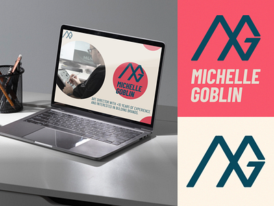 MICHELLE GOBLIN branding graphic design logo monogram