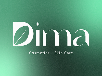 Dima Cosmetics Store "disapproved" branding cosmetics graphic design logo skin care store wordmark