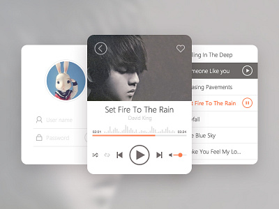 Music Player gui music player