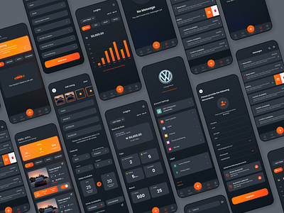 Car Rental Listing Dashboard app design graphic design ui ux web design