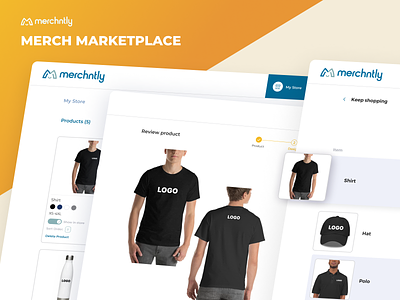 Merch Marketplace E-commerce Website app design ui ux web design