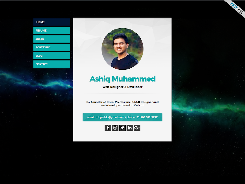 Portfolio website personal web portfolio